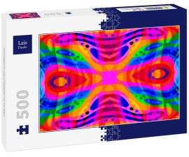 Lais Puzzle - Unmöglich, psychedelische Farben - 500 Teile