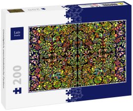 Lais Puzzle - Unmöglich, psychedelische Farben - 200 Teile