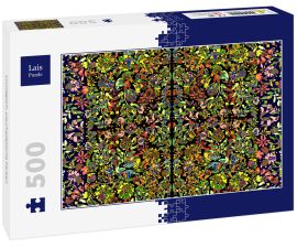 Lais Puzzle - Unmöglich, psychedelische Farben - 500 Teile