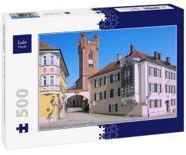 Lais Puzzle - Furth im Wald, Schlossplatz mit Landestormuseum, Glockenspiel - 500 Teile