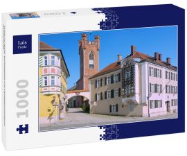 Lais Puzzle - Furth im Wald, Schlossplatz mit Landestormuseum, Glockenspiel - 1.000 Teile