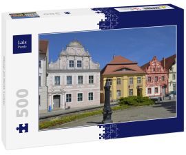 Lais Puzzle - Häuser am Markt, Luckau - 500 Teile