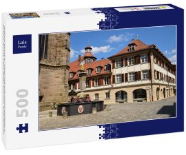 Lais Puzzle - Ansbach, Germany - Street view with historic buildings in Ansbach, Bavaria, region Middle Franconia, South Germany - 500 Teile
