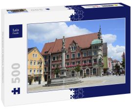 Lais Puzzle - Marienplatz mit Rathaus, Mindelheim - 500 Teile