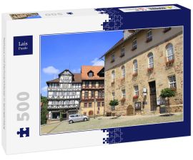 Lais Puzzle - Rathaus und Fachwerkhäuser in Spangenberg - 500 Teile