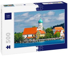 Lais Puzzle - Wasserburg am Bodensee mit Halbinsel, Malhaus und St. Georg - 500 Teile