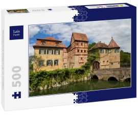 Lais Puzzle - Mittelalterliche Wasserburg von Unsleben - 500 Teile