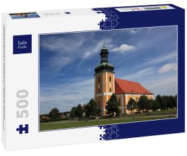 Lais Puzzle - Wallfahrtskirche Rosenthal in Ralbitz-Rosenthal, Landkreis Bautzen, Ostsachsen, Sachsen, Deutschland - 500 Teile