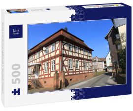 Lais Puzzle - Straße und Fachwerkgebäude in Neustadt (Hessen) - 500 Teile