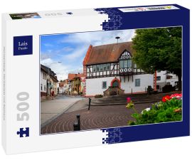 Lais Puzzle - Münzenberg, Marktplatz mit Rathaus - 500 Teile