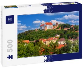 Lais Puzzle - Landshut, historische Burg Trausnitz und Altstadt, Bayern, Deutschland - 500 Teile