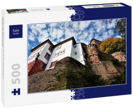Lais Puzzle - Wormser Blick auf die Burg Zwingenberg in Baden-Württemberg - 500 Teile