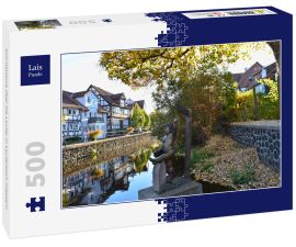 Lais Puzzle - Schrittsteine über die Lauter in Lauterbach (Hessen) - 500 Teile