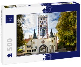 Lais Puzzle - Landsberg am Lech - Bayertor, historic town gate. Bavaria, Germany. - 500 Teile