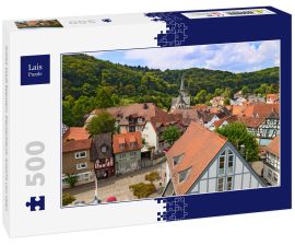 Lais Puzzle - Antike Stadt Eppstein, Deutschland. Ansicht von oben - 500 Teile