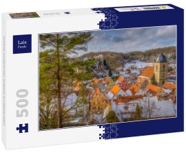 Lais Puzzle - Schöner winterlichen Ausblick auf Betzenstein - 500 Teile