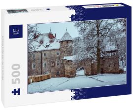 Lais Puzzle - Schloss Untersiemau im Schnee - 500 Teile