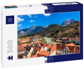 Lais Puzzle - Der Lech durch Füssen im Allgäu Bayern Deutschland - 500 Teile