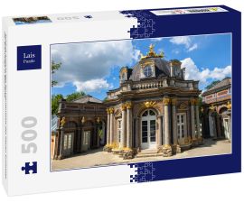Lais Puzzle - Schöne Ansicht des Sonnentempels des Neuen Schlosses der Eremitage in Bayreuth - 500 Teile