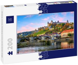 Lais Puzzle - Wurzburg, Germany, Marienberg Fortress and the Old Main Bridge - 200 Teile