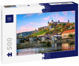 Lais Puzzle - Wurzburg, Germany, Marienberg Fortress and the Old Main Bridge - 500 Teile