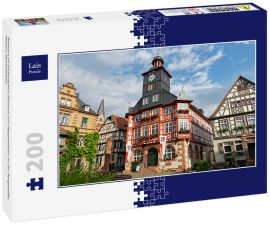Lais Puzzle - Rathaus im historischen Zentrum von Heppenheim an der Bergstraße, Hessen, Deutschland - 200 Teile