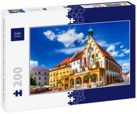 Lais Puzzle - Gotisches Altes Rathaus von Amberg in der Oberpfalz, Bayern - 200 Teile
