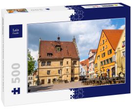 Lais Puzzle - Altes Rathaus und Marktplatz, Weissenburg in Bayern, Deutschland - 500 Teile