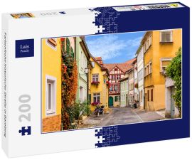 Lais Puzzle - Farbenfrohe historische Straße in Bamberg - 200 Teile