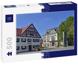 Lais Puzzle - Rathaus und Gasthof in Illertissen - 500 Teile