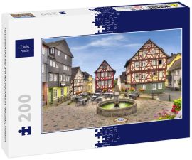 Lais Puzzle - Häuserensemble am Kornmarkt in Wetzlar, Hessen - 200 Teile
