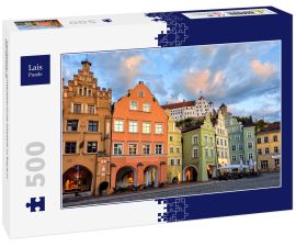 Lais Puzzle - Landshut, mittelalterliche Altstadt in Bayern, Deutschland - 500 Teile