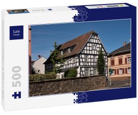Lais Puzzle - Das alte Rathaus in Wöllstadt in der Wetterau in Hessen - 500 Teile