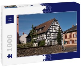 Lais Puzzle - Das alte Rathaus in Wöllstadt in der Wetterau in Hessen - 1.000 Teile