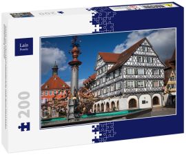 Lais Puzzle - ansicht von schorndorf mittelalterliche stadt deutschland baden württemberg remstal - 200 Teile