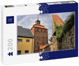 Lais Puzzle - kontrast alter und neuer architektur in bernau bei berlin, deutschland - 200 Teile