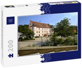Lais Puzzle - Schloss und Schlosspark Trabelsdorf, Gemeinde Lisberg, Landkreis Bamberg, Oberfranken, Franken, Bayern, Deutschland - 200 Teile