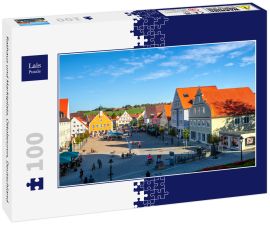 Lais Puzzle - Rathaus und Marktplatz, Ottobeuren, Deutschland - 100 Teile