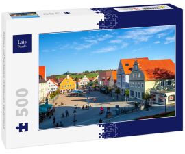Lais Puzzle - Rathaus und Marktplatz, Ottobeuren, Deutschland - 500 Teile