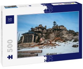 Lais Puzzle - Winterausflug zum Hochstein (Arnbruck), ein Berg in Bayern, Deutschland. - 500 Teile