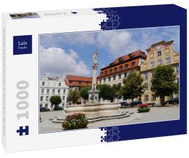 Lais Puzzle - Karlsplatz mit Marienbrunnen in Neuburg an der Donau - 1.000 Teile