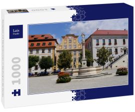 Lais Puzzle - Karlsplatz mit Marienbrunnen in Neuburg an der Donau - 1.000 Teile