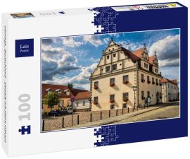 Lais Puzzle - niemegk, deutschland - altstadt mit altem rathaus - 100 Teile