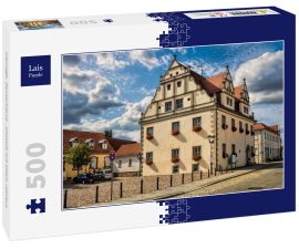 Lais Puzzle - niemegk, deutschland - altstadt mit altem rathaus - 500 Teile