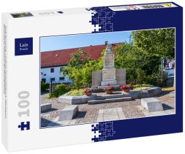 Lais Puzzle - Stadt Germering, Landkreis Fürstenfeldbruck, Oberbayern, Deutschland: Panorama des Ehrendenkmals - 100 Teile