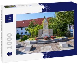 Lais Puzzle - Stadt Germering, Landkreis Fürstenfeldbruck, Oberbayern, Deutschland: Panorama des Ehrendenkmals - 1.000 Teile