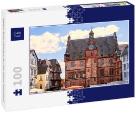 Lais Puzzle - Rathaus, Markt, Marburg an der Lahn, Hessen, Deutschland - 100 Teile