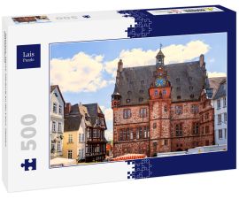 Lais Puzzle - Rathaus, Markt, Marburg an der Lahn, Hessen, Deutschland - 500 Teile