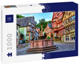 Lais Puzzle - Mittelalterliche Fachwerk-Altstadt von Miltenberg, Deutschland - 1.000 Teile