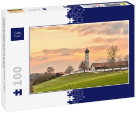 Lais Puzzle - Endlkirchen, Filialkirche, Kirche, St. Michael, Erlbach, Landkreis Altötting, Oberbayern, Bayern, Deutschland - 100 Teile